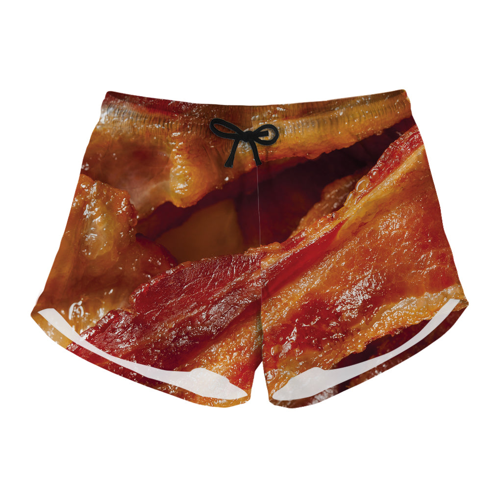 Crispy Bacon Print Women's Shorts