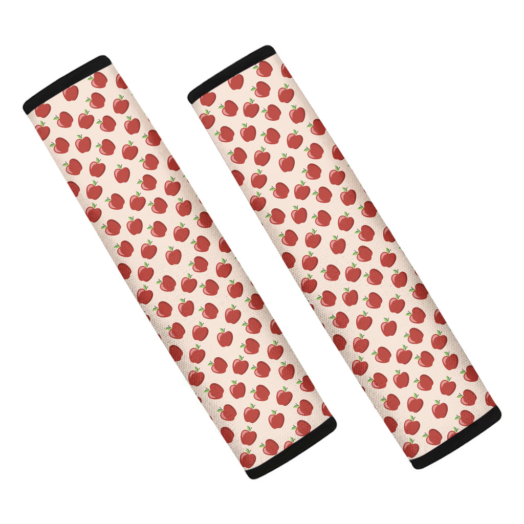 Cute Apple Pattern Print Car Seat Belt Covers