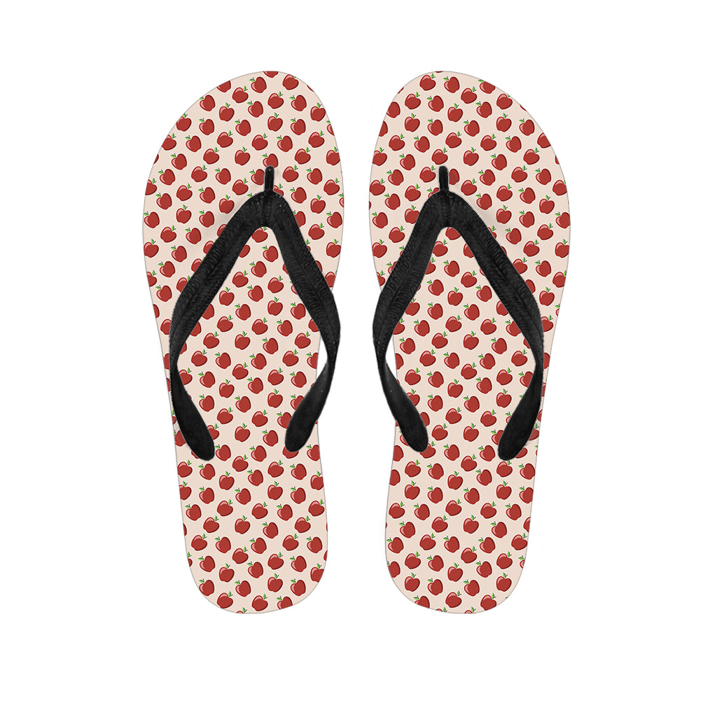 Cute Apple Pattern Print Flip Flops