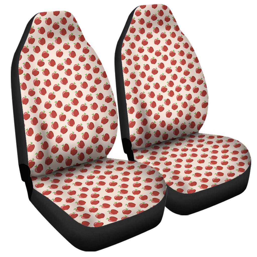 Cute Apple Pattern Print Universal Fit Car Seat Covers