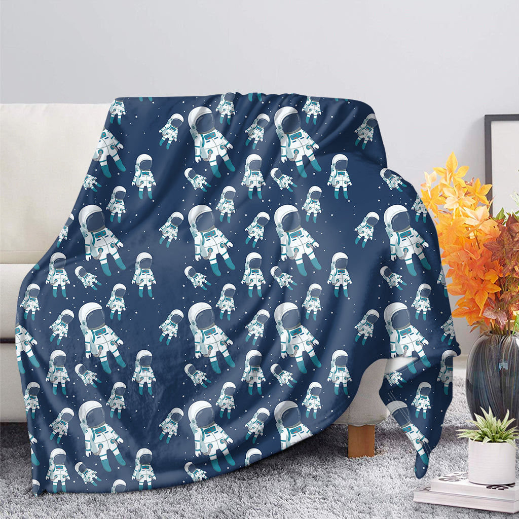 Cute Astronaut Pattern Print Blanket