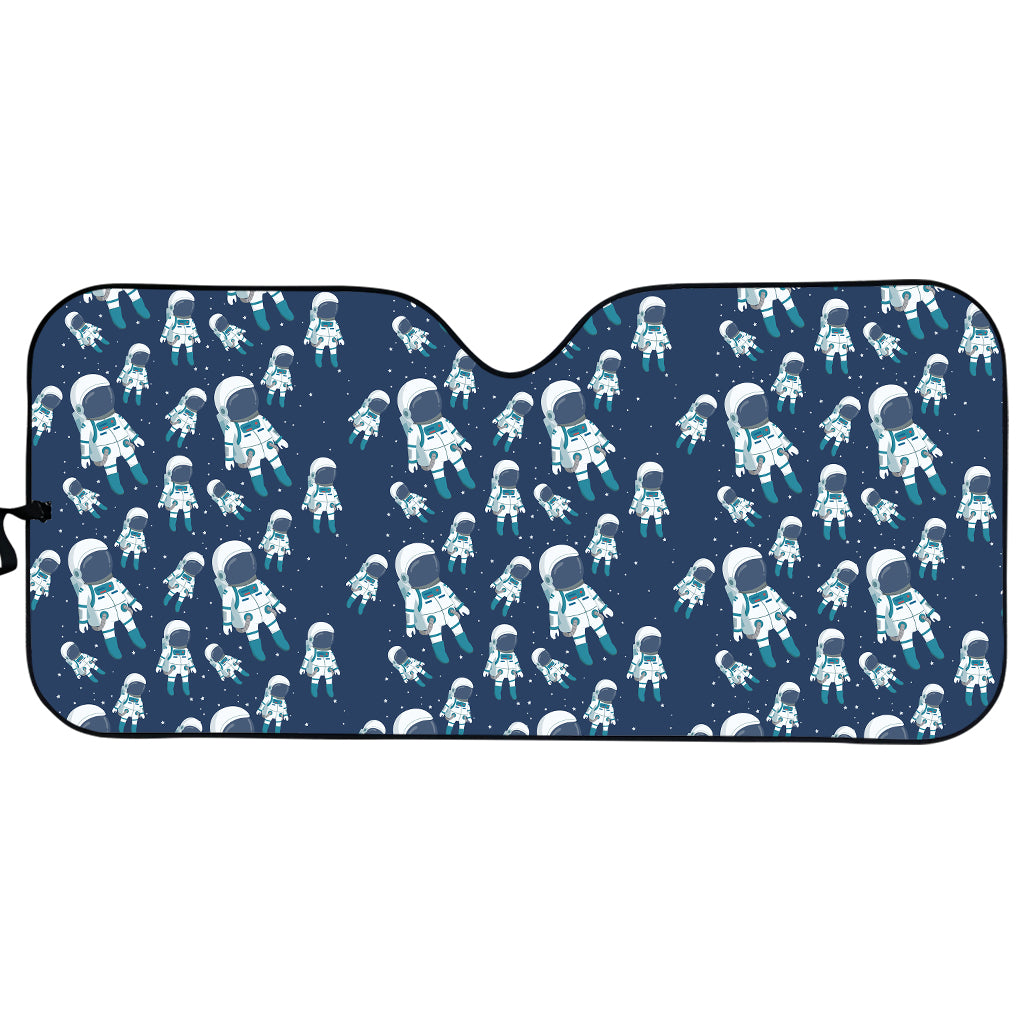 Cute Astronaut Pattern Print Car Sun Shade