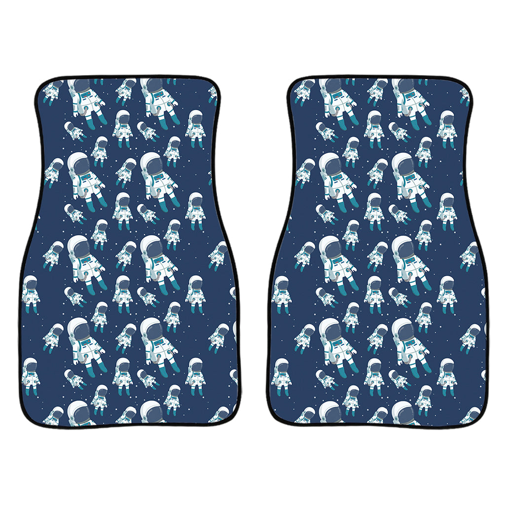 Cute Astronaut Pattern Print Front Car Floor Mats