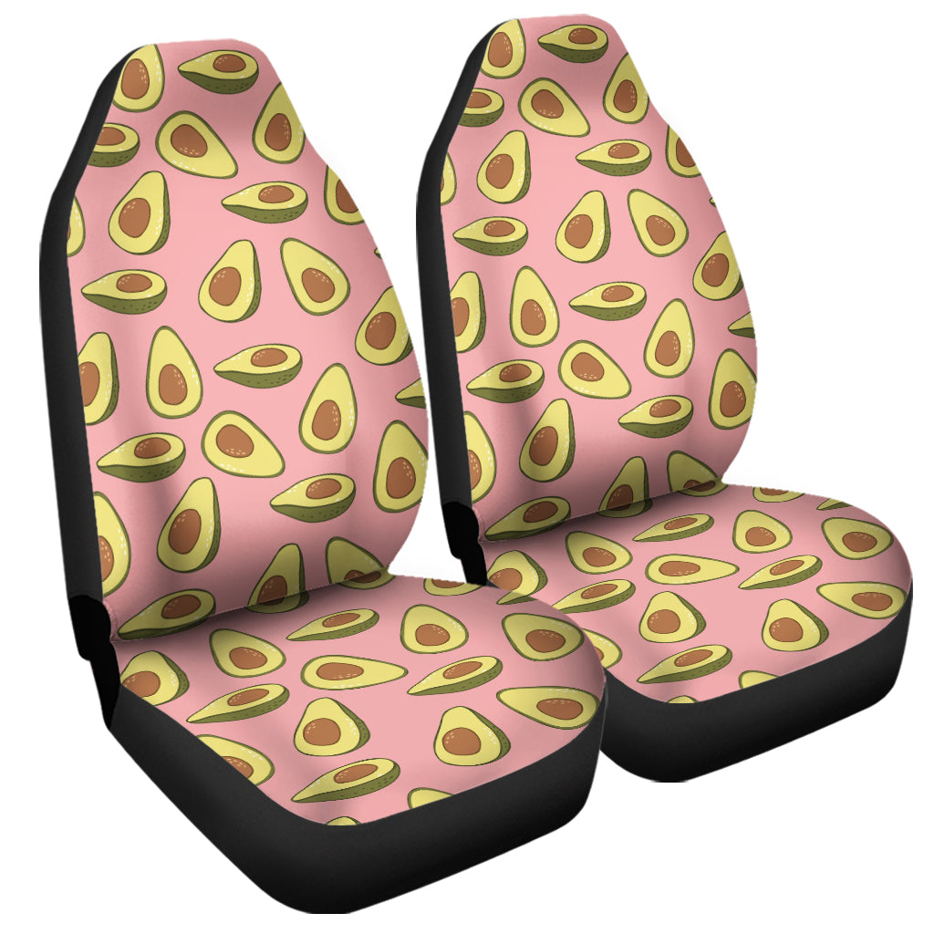 Cute Avocado Pattern Print Universal Fit Car Seat Covers