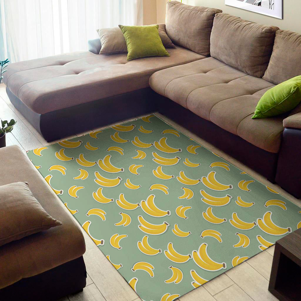 Cute Banana Pattern Print Area Rug