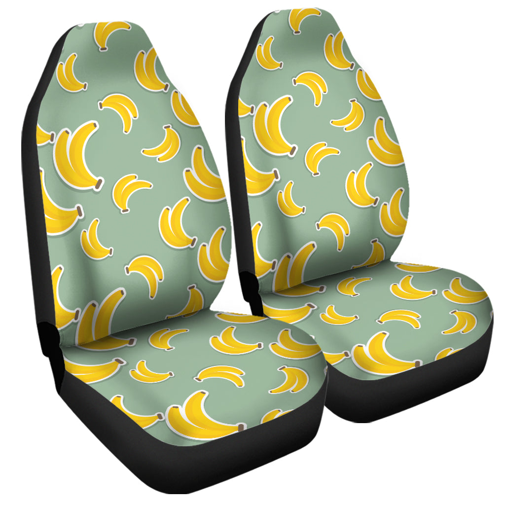 Cute Banana Pattern Print Universal Fit Car Seat Covers