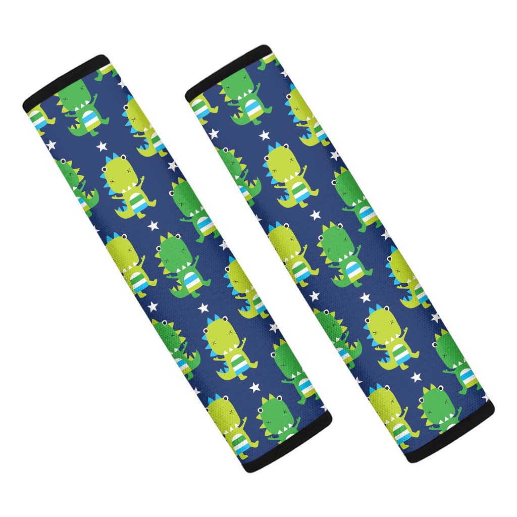 Cute Dino T-Rex Pattern Print Car Seat Belt Covers