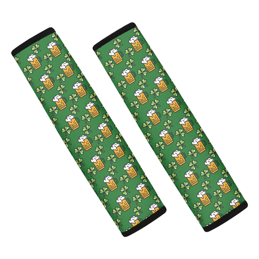 Cute St. Patrick's Day Pattern Print Car Seat Belt Covers