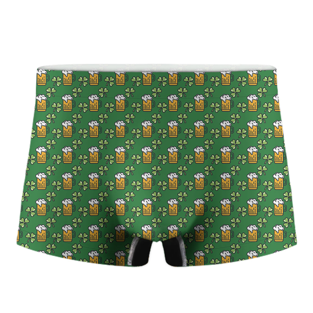 Cute St. Patrick's Day Pattern Print Men's Boxer Briefs