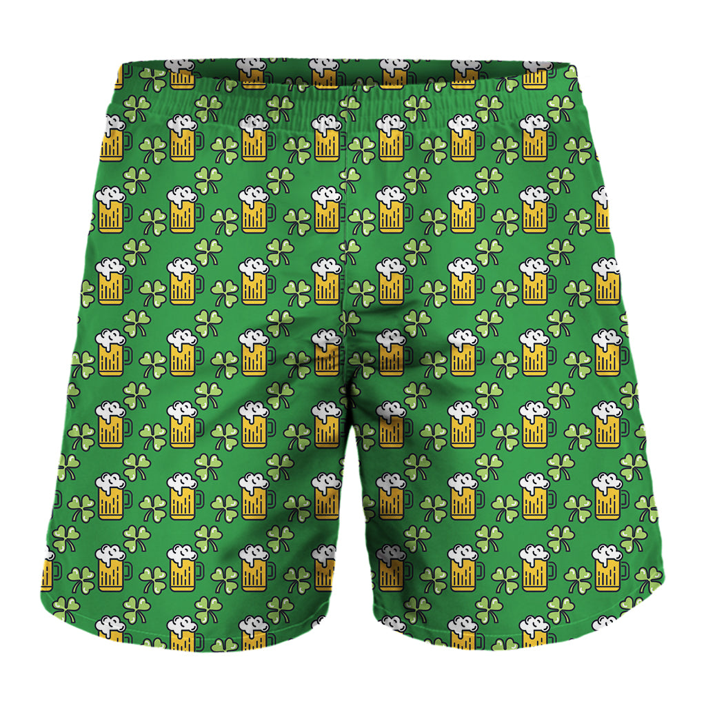 Cute St. Patrick's Day Pattern Print Men's Shorts