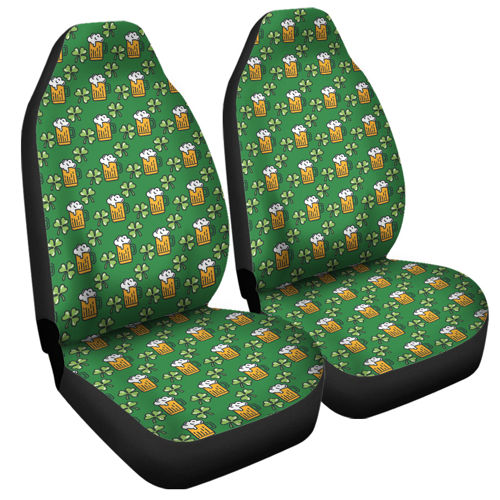 Cute St. Patrick's Day Pattern Print Universal Fit Car Seat Covers