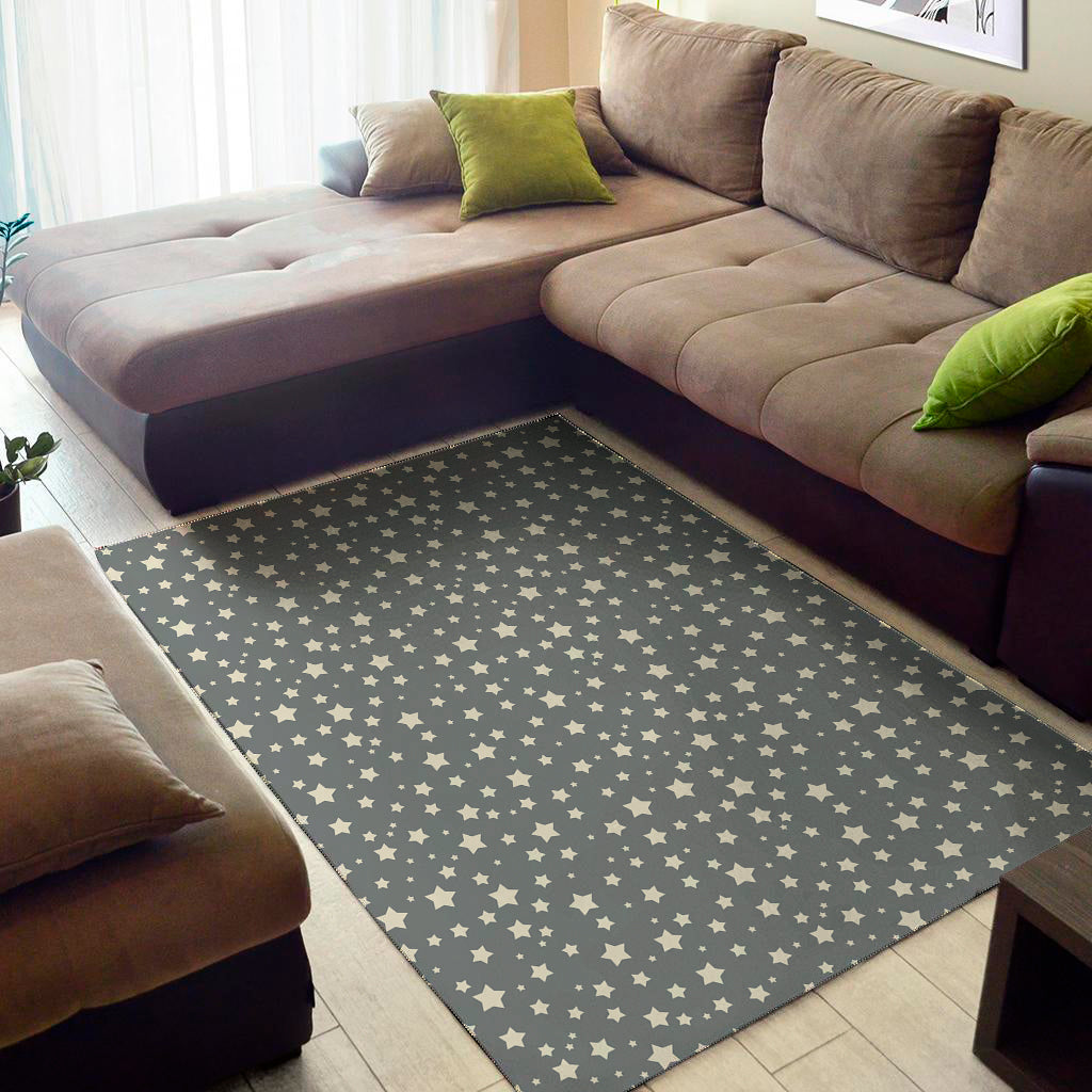 Cute Star Pattern Print Area Rug