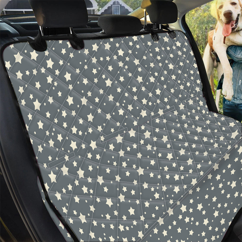 Cute Star Pattern Print Pet Car Back Seat Cover