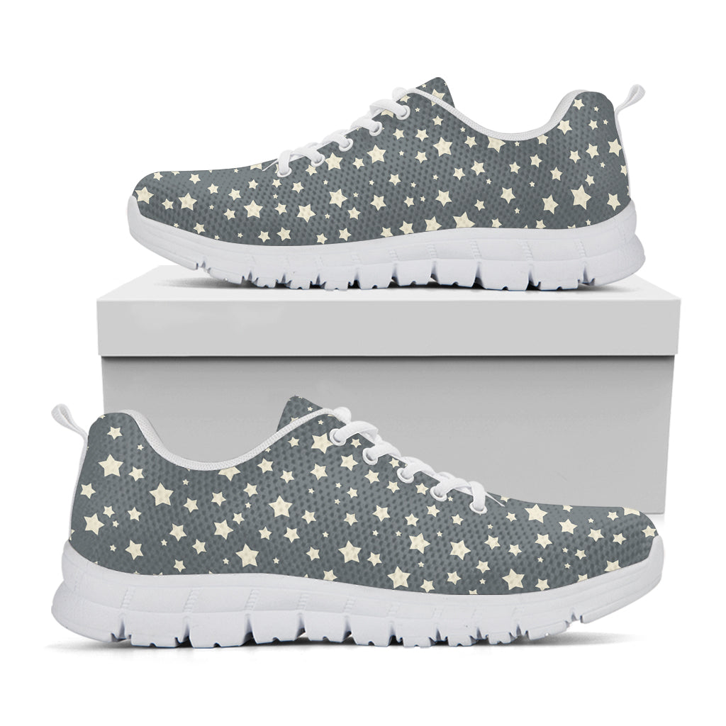 Cute Star Pattern Print White Sneakers