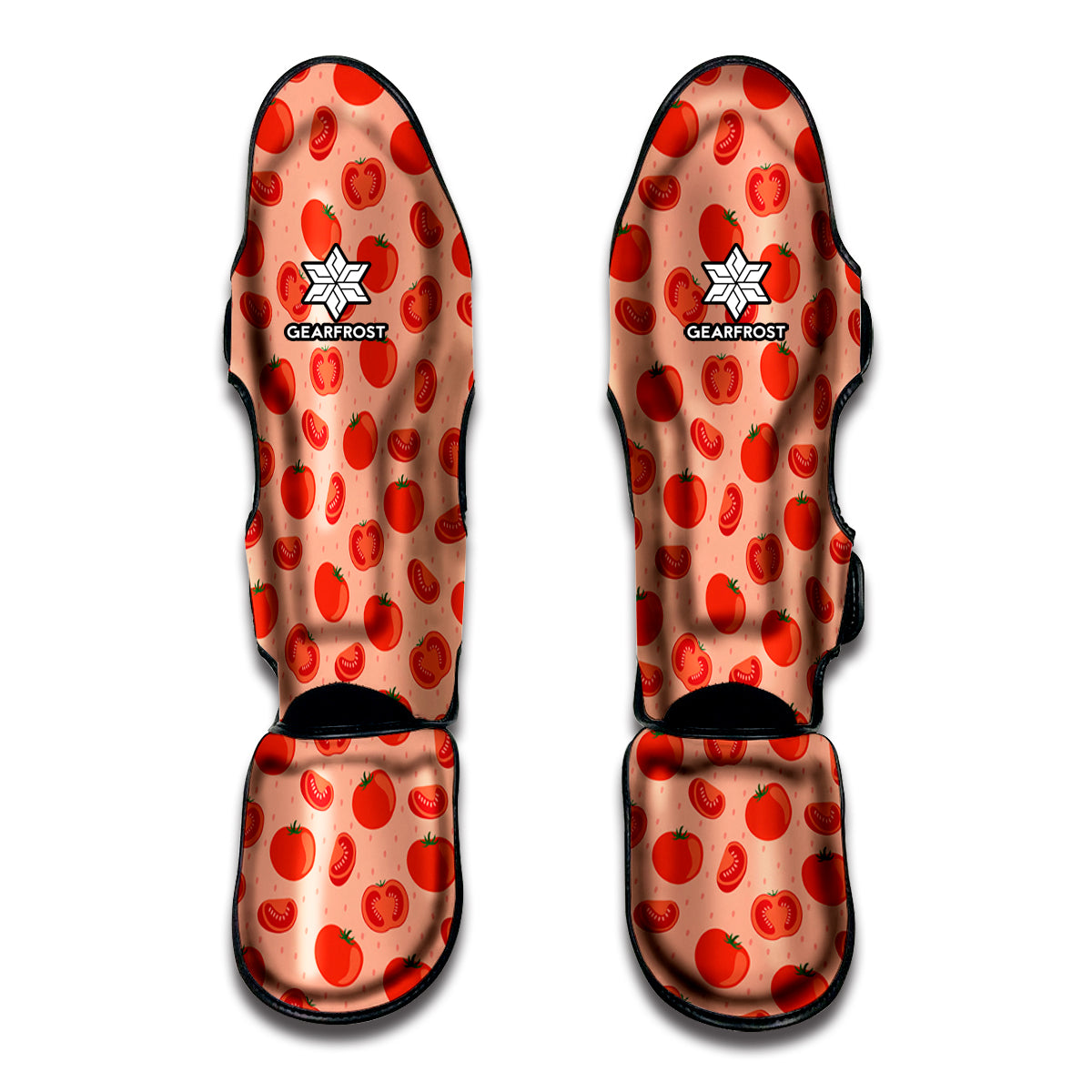 Cute Tomato Pattern Print Muay Thai Shin Guards