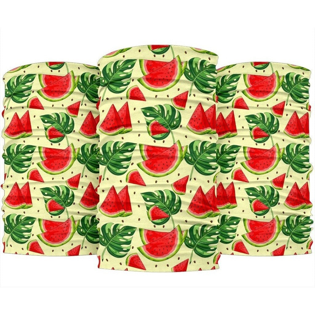 Cute Tropical Watermelon Pattern Print 3-Pack Bandanas