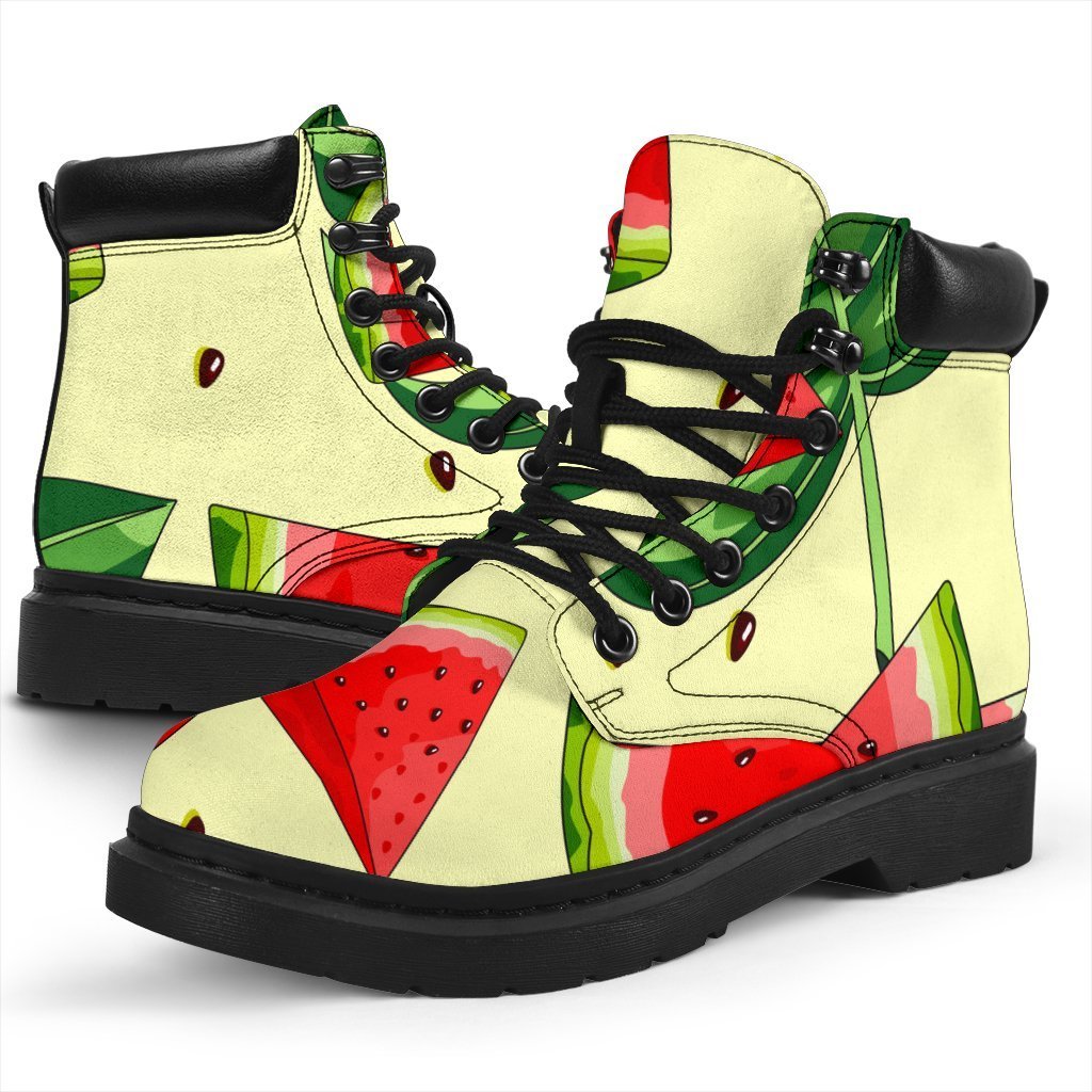 Cute Tropical Watermelon Pattern Print Classic Boots