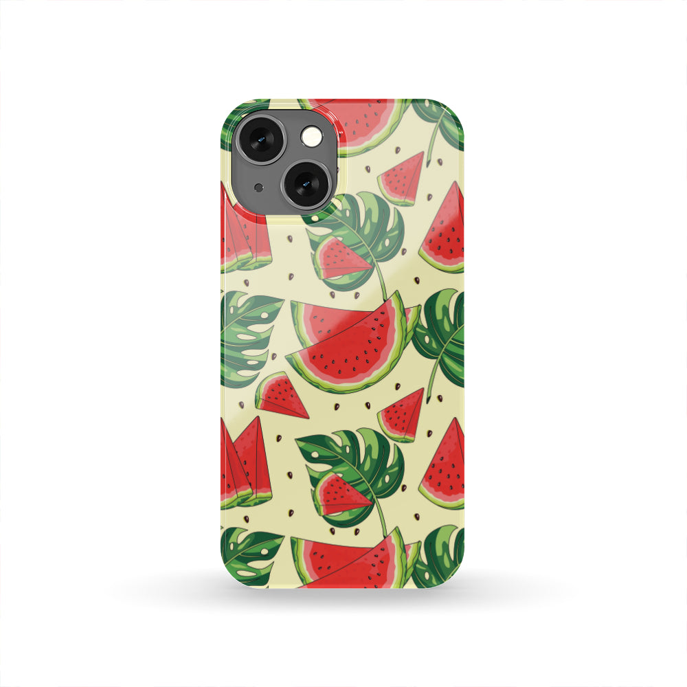 Cute Tropical Watermelon Pattern Print Phone Case