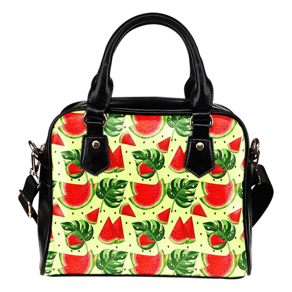 Cute Tropical Watermelon Pattern Print Shoulder Handbag