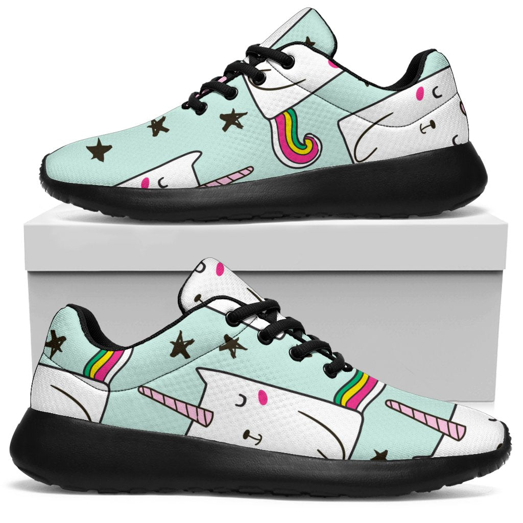 Cute Unicorn Cat Pattern Print Sport Sneakers