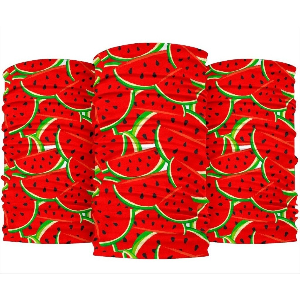 Cute Watermelon Pieces Pattern Print 3-Pack Bandanas