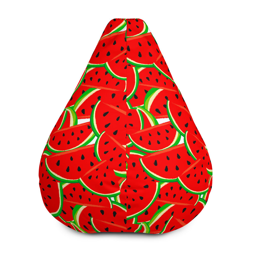 Cute Watermelon Pieces Pattern Print Bean Bag Cover