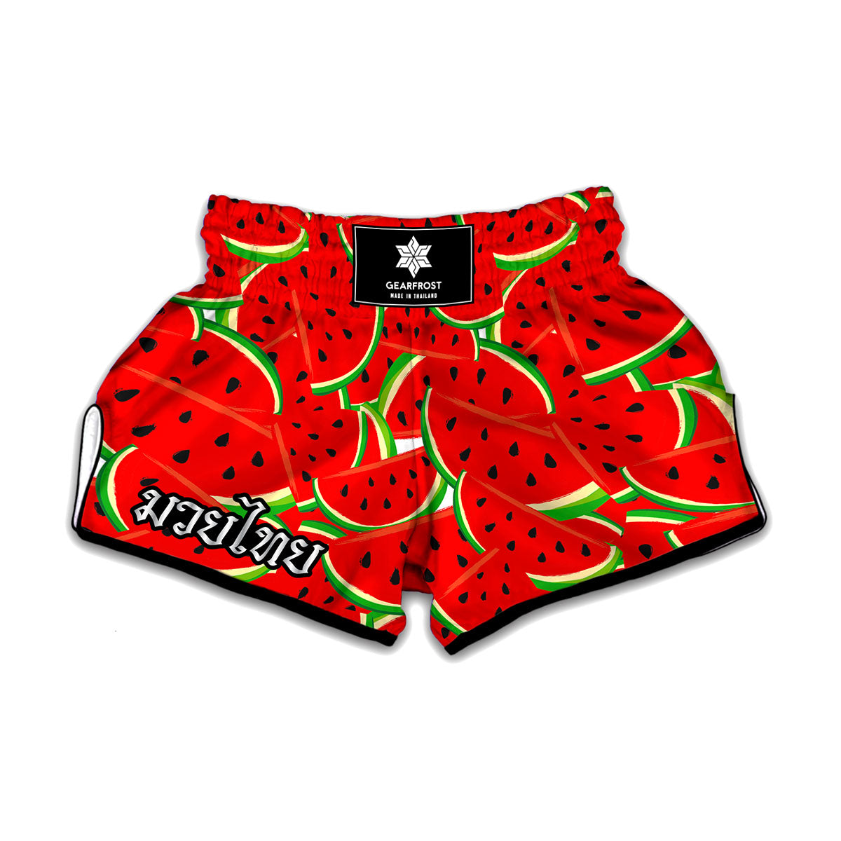 Cute Watermelon Pieces Pattern Print Muay Thai Boxing Shorts