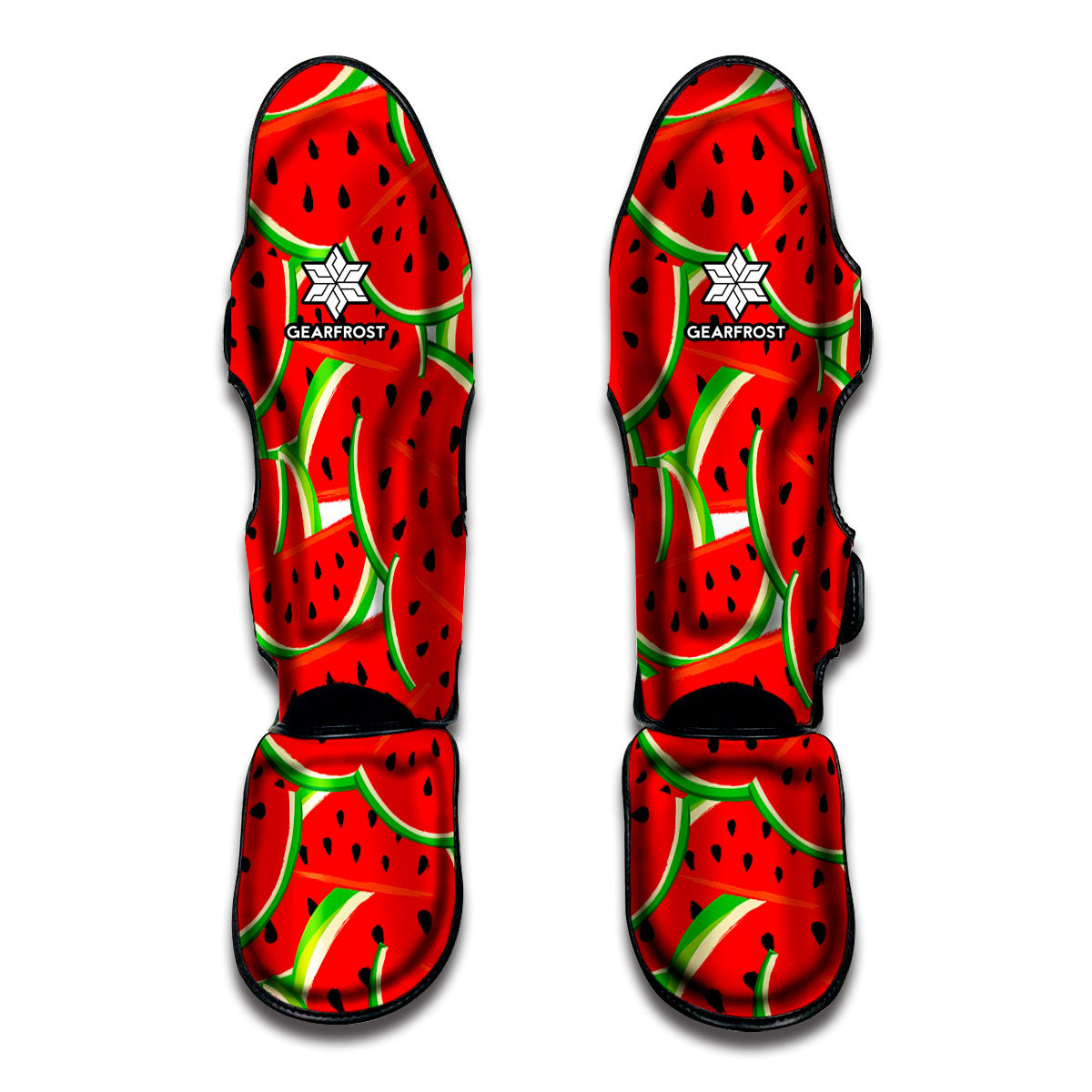 Cute Watermelon Pieces Pattern Print Muay Thai Shin Guards