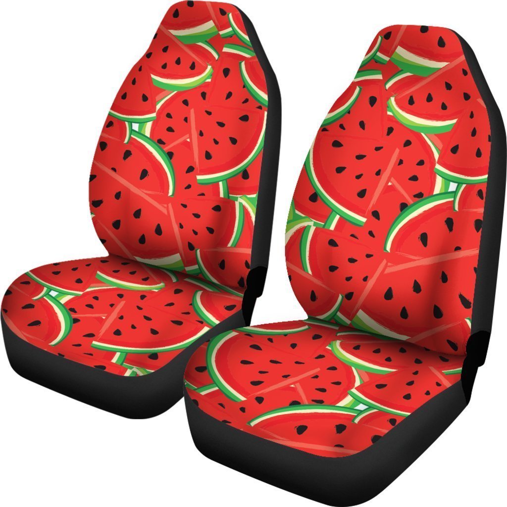 Cute Watermelon Pieces Pattern Print Universal Fit Car Seat Covers