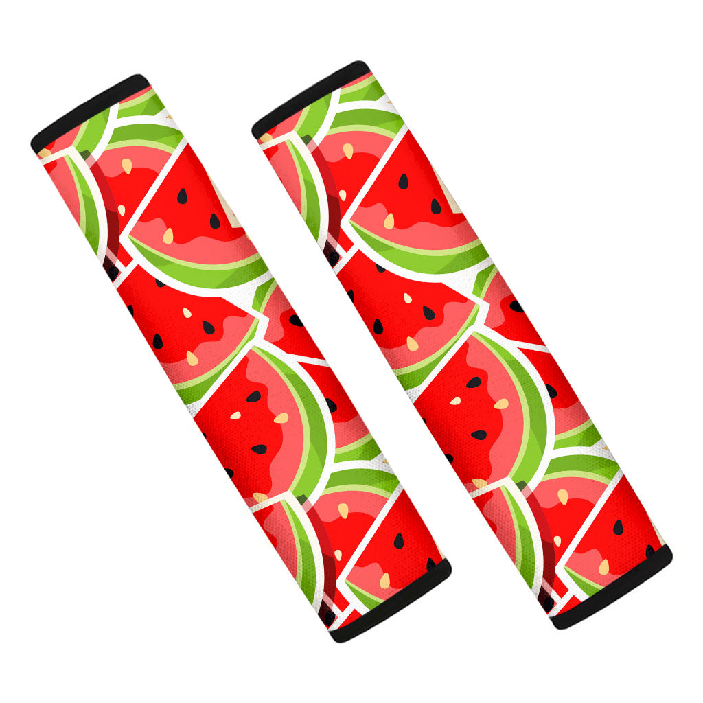 Cute Watermelon Slices Pattern Print Car Seat Belt Covers