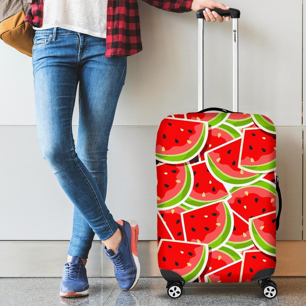 Cute Watermelon Slices Pattern Print Luggage Cover