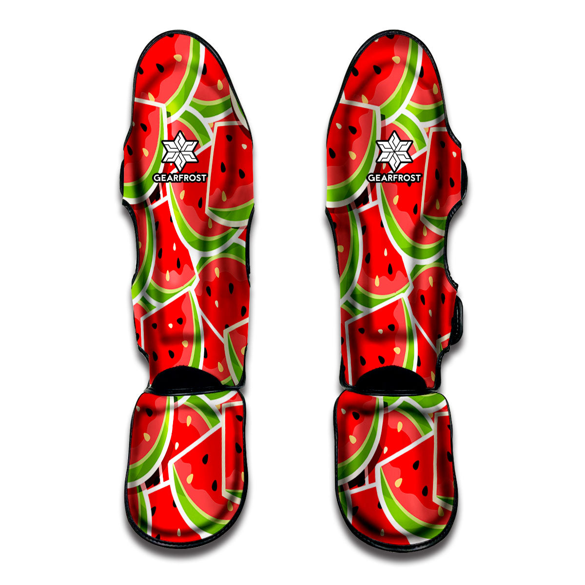 Cute Watermelon Slices Pattern Print Muay Thai Shin Guards