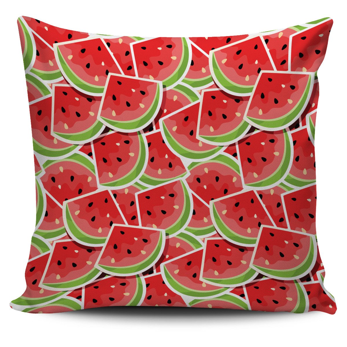 Cute Watermelon Slices Pattern Print Pillow Cover