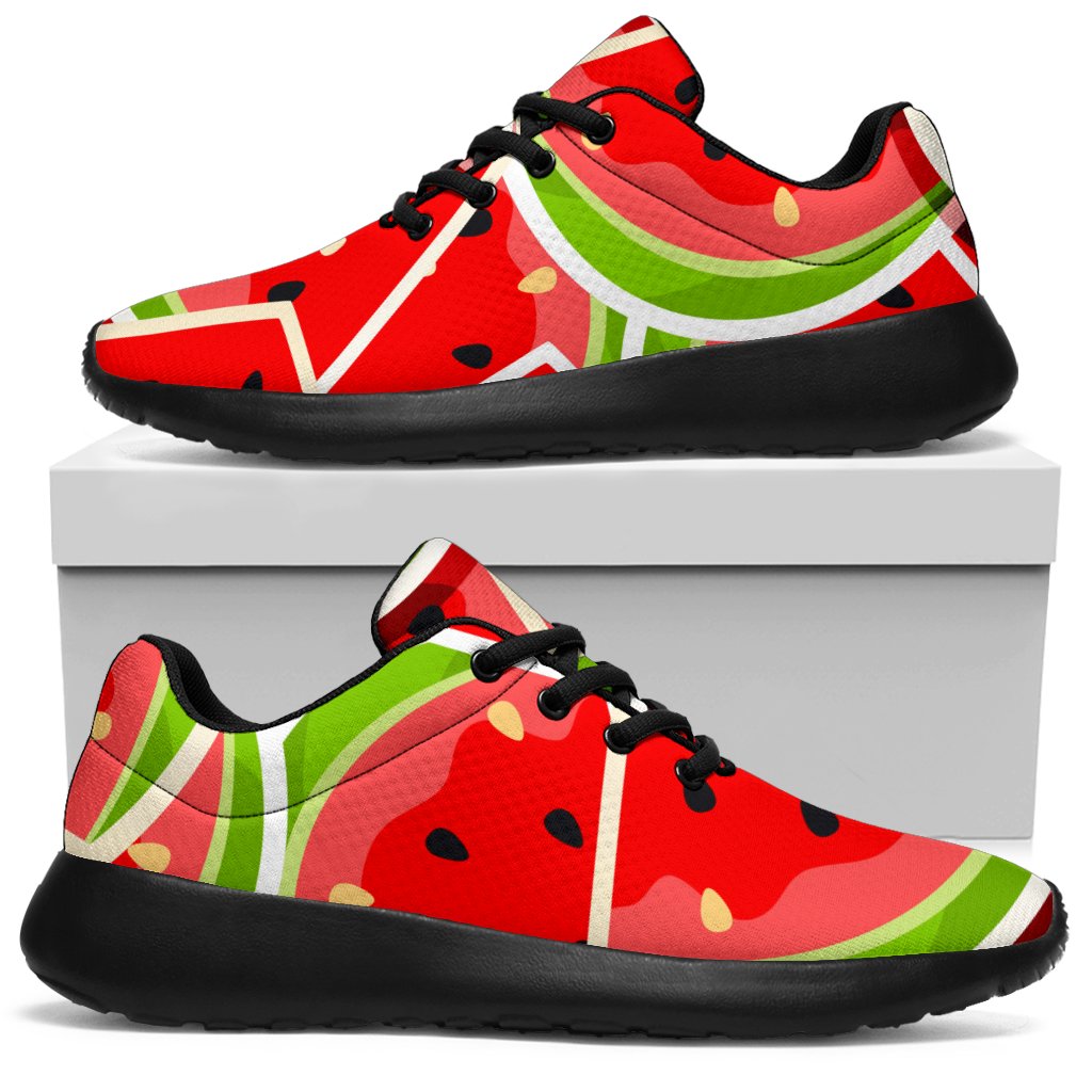 Cute Watermelon Slices Pattern Print Sport Sneakers