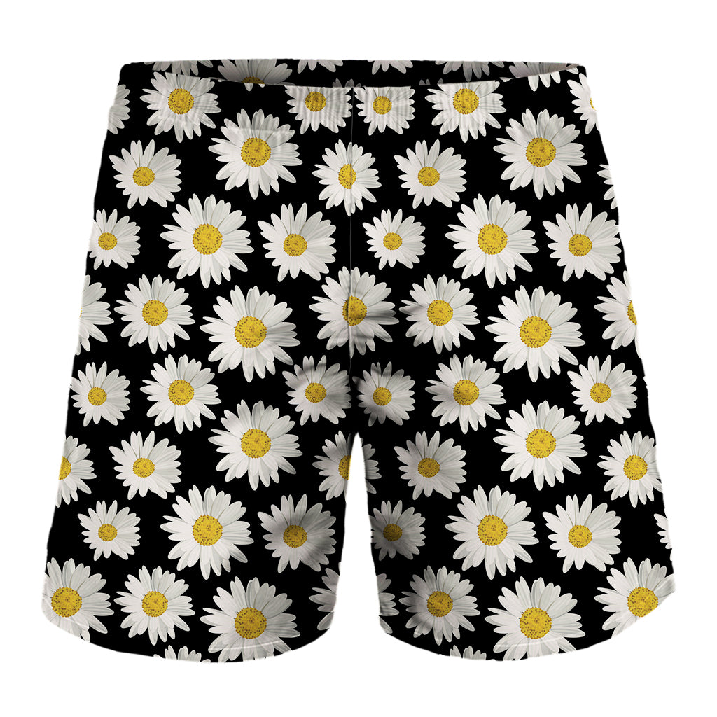 Daisy Flower Pattern Print Men's Shorts