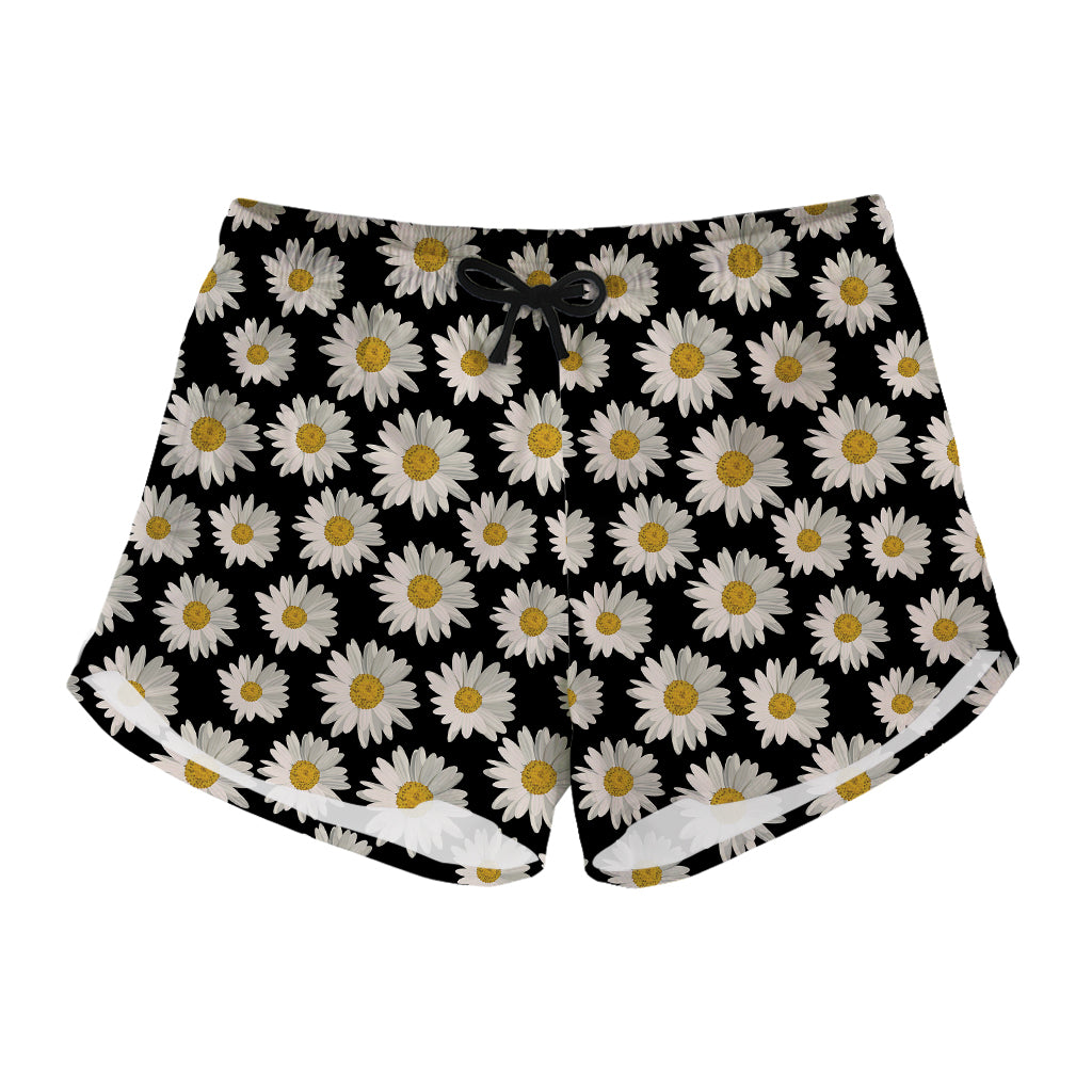 Daisy Flower Pattern Print Women's Shorts