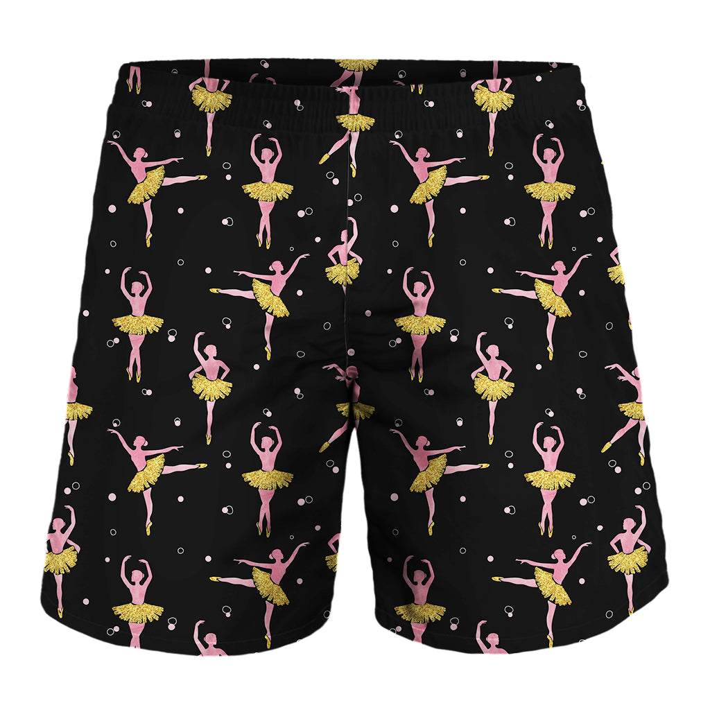 Dancing Ballet Pattern Print Men's Shorts