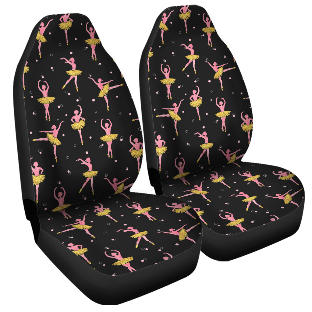 Dancing Ballet Pattern Print Universal Fit Car Seat Covers