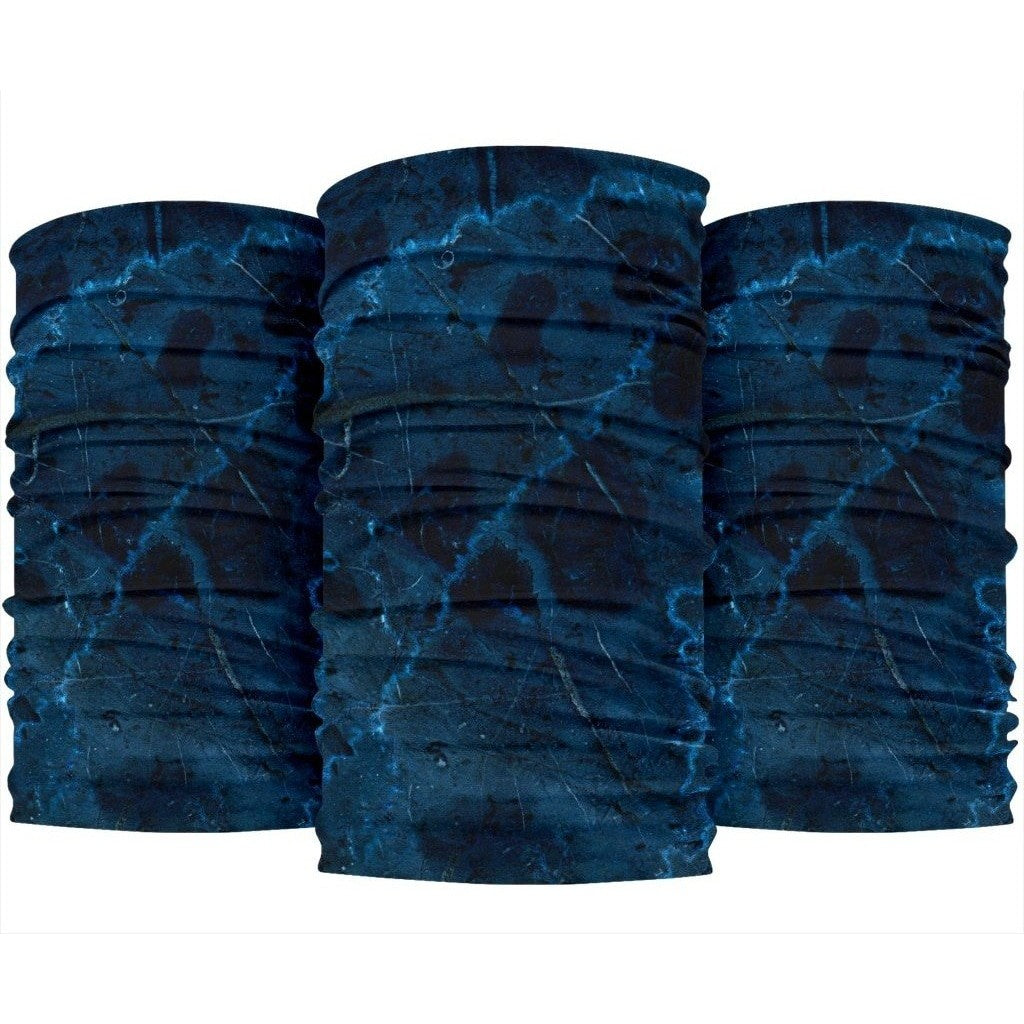 Dark Blue Marble Print 3-Pack Bandanas