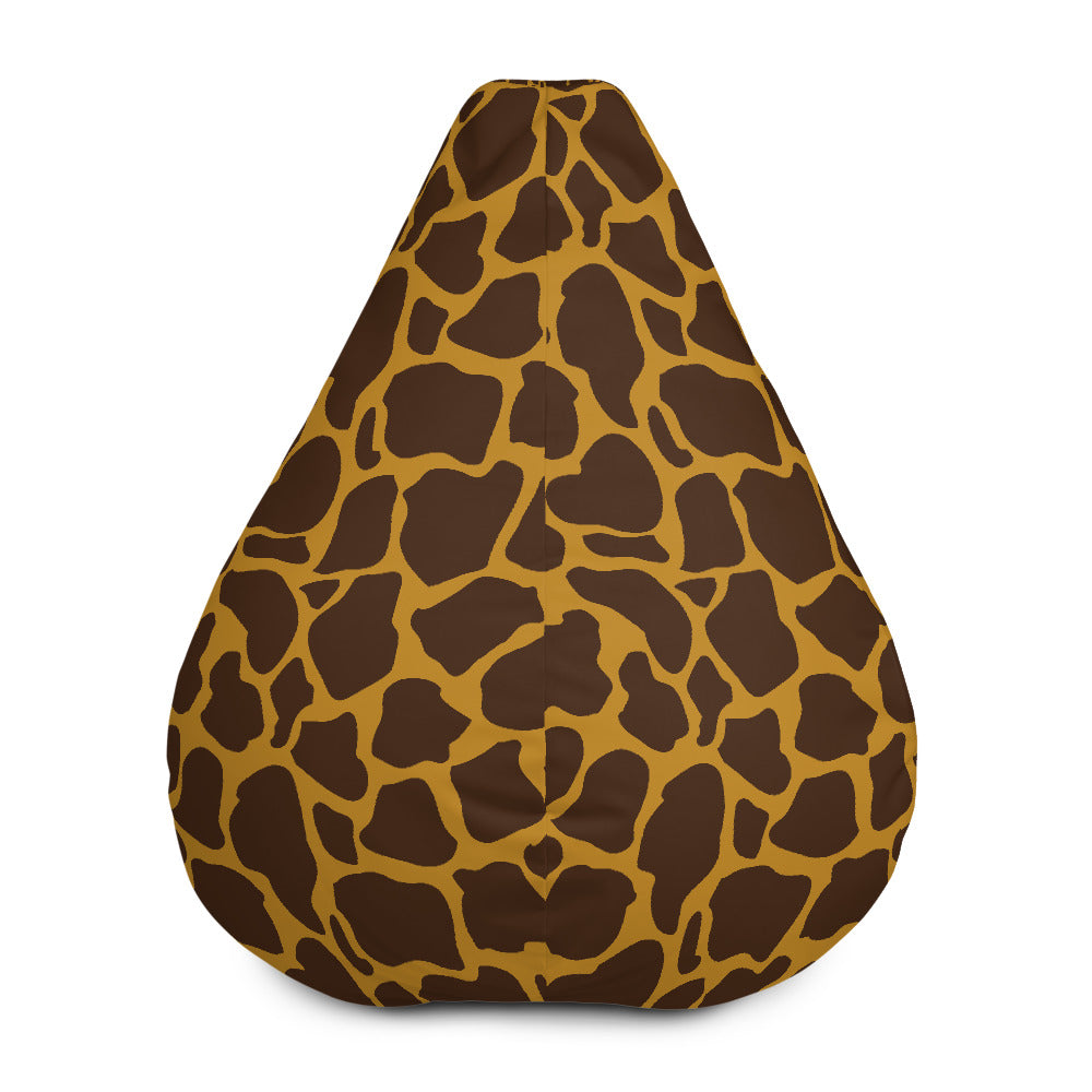 Dark Brown Cow Print Bean Bag Cover