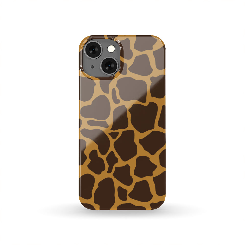 Dark Brown Cow Print Phone Case