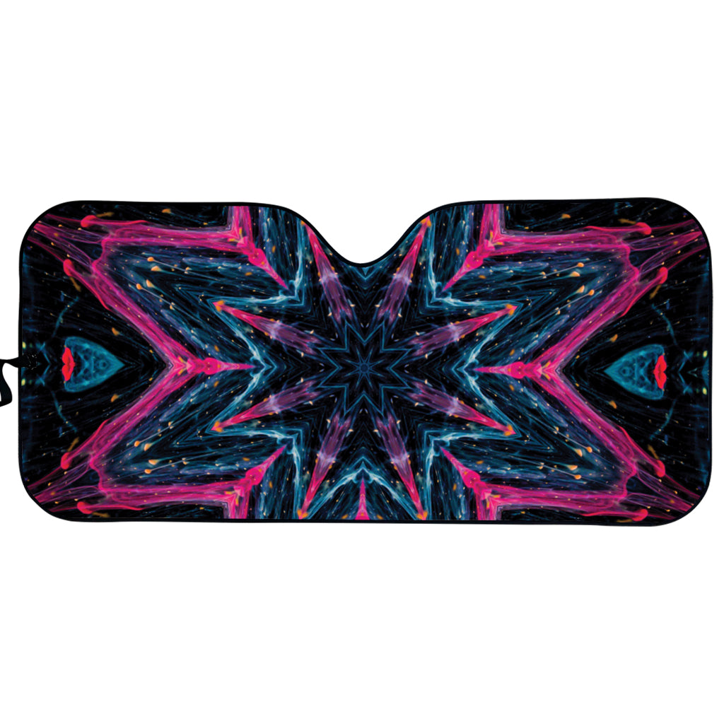 Dark Cloud Kaleidoscope Print Car Sun Shade