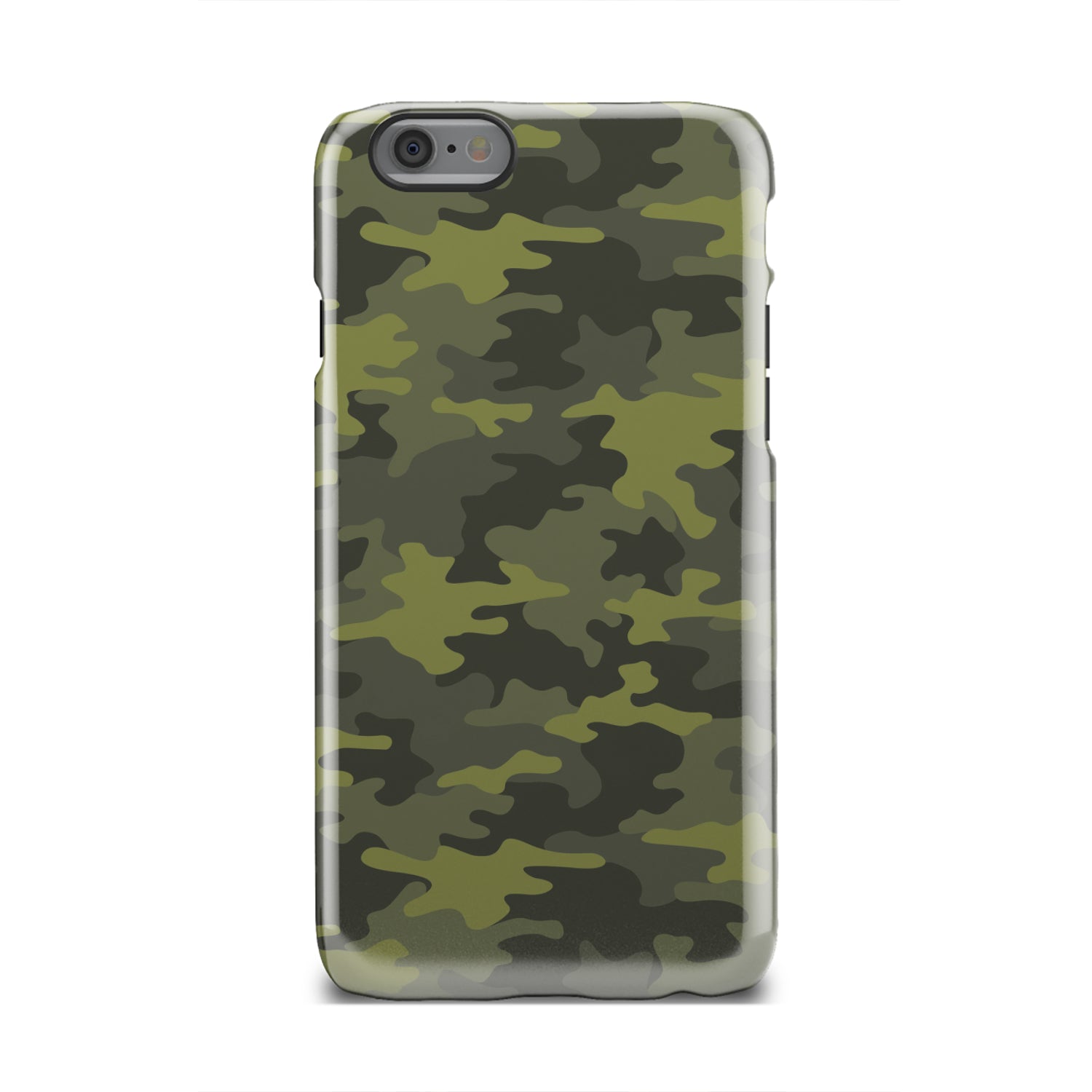 Dark Green Camouflage Print Tough Phone Case