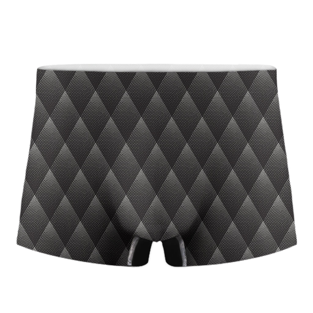 Dot Geometric Triangle Pattern Print Men's Boxer Briefs