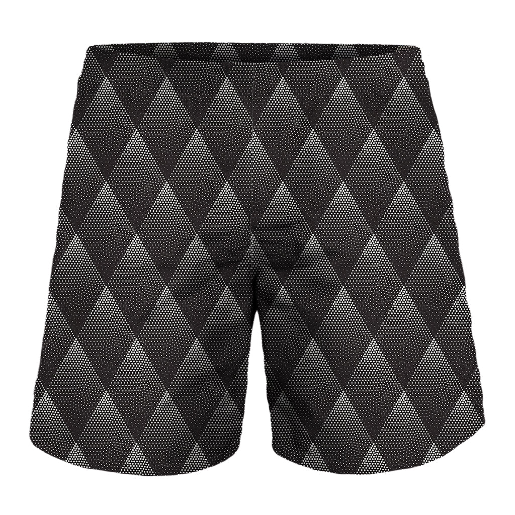 Dot Geometric Triangle Pattern Print Men's Shorts