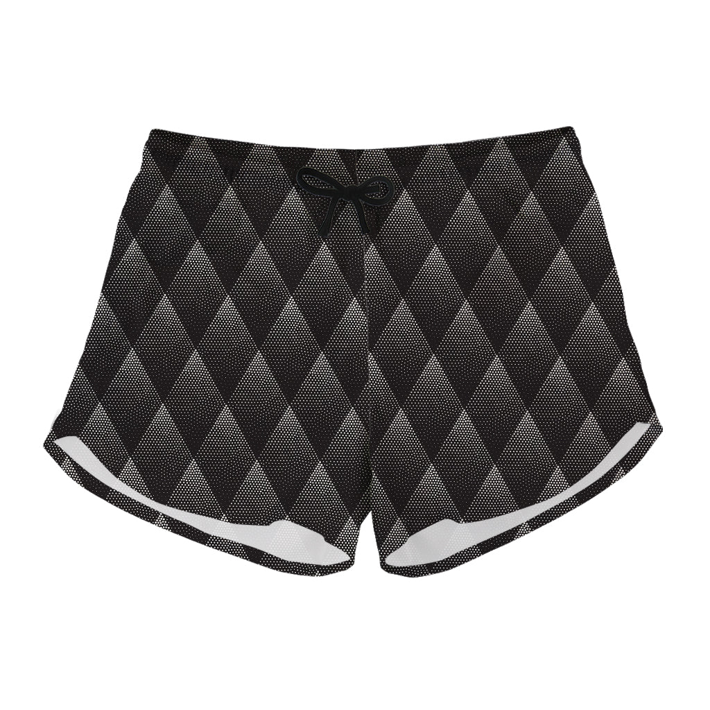 Dot Geometric Triangle Pattern Print Women's Shorts