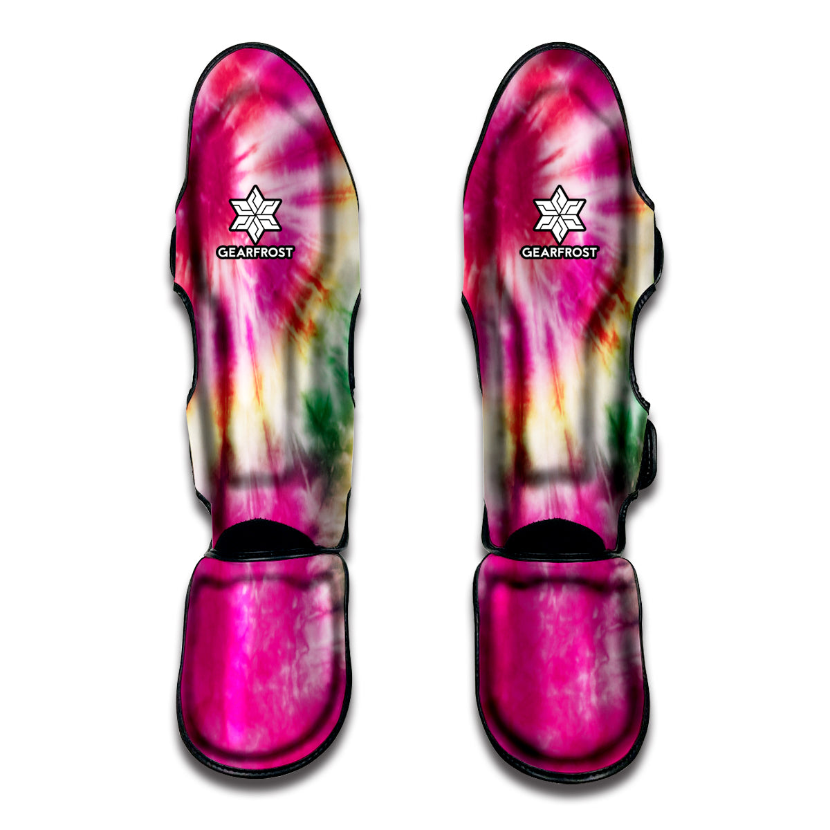 Double Tie Dye Print Muay Thai Shin Guards