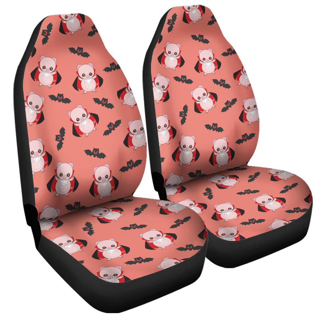 Dracula Pig Pattern Print Universal Fit Car Seat Covers