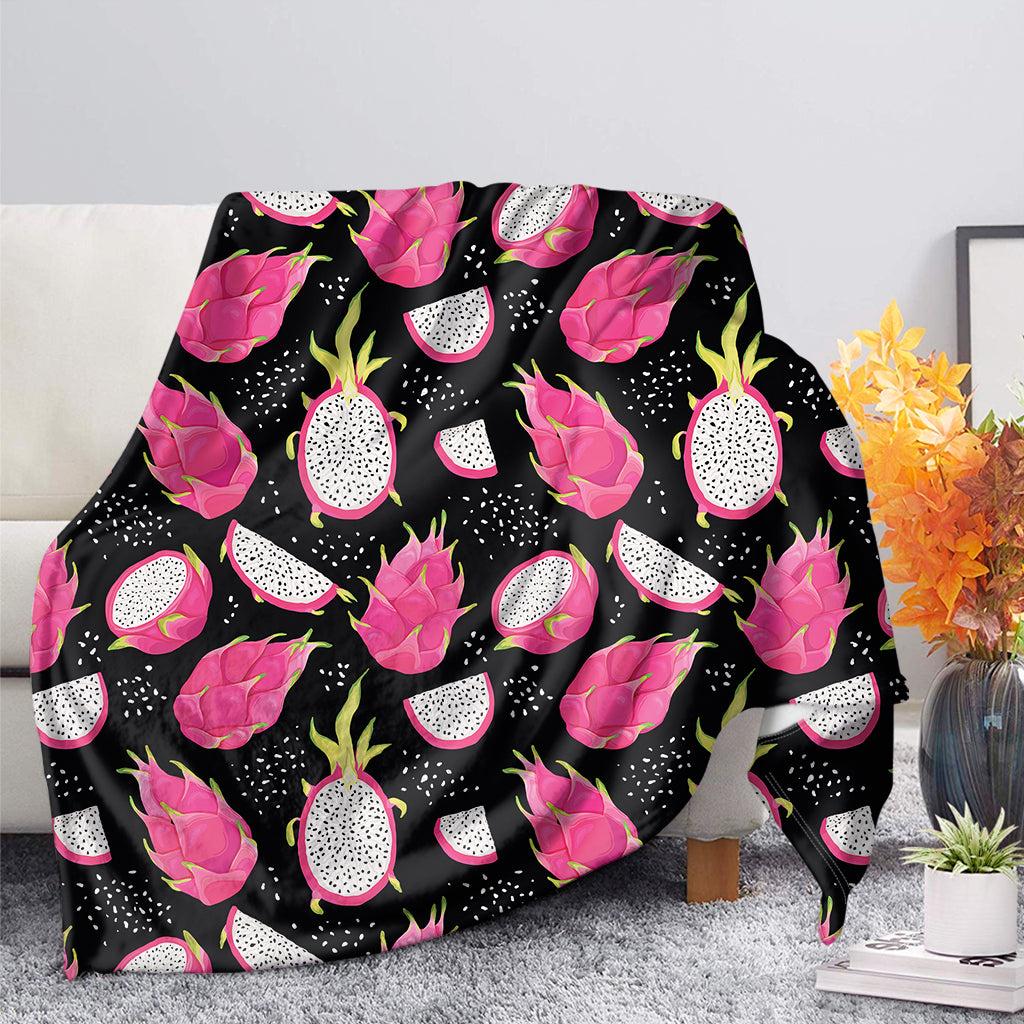 Dragon Fruit Pattern Print Blanket