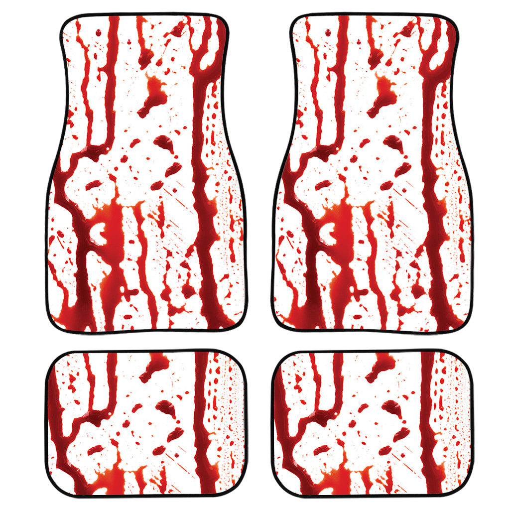 Dripping Blood Print Front and Back Car Floor Mats